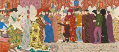 王太子ジョーン・オブ・アークへのアピール」シリーズ。II, 1906. 作： Louis Maurice Boutet de Monvel