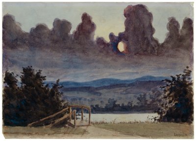 暗い雲 1901年頃 （紙に水彩、鉛筆） 作： ルイ・ミシェル・アイルシェミウス
