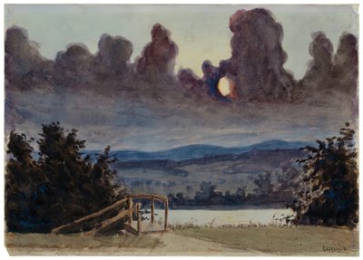 暗い雲、1901年頃 作： Louis Michel Eilshemius