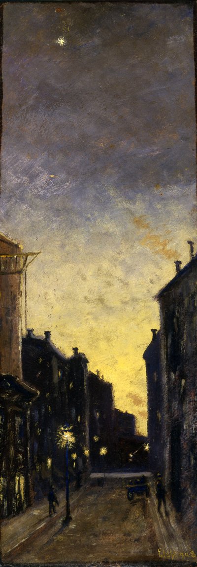1908 年、57 番街。 作： Louis Michel Eilshemius