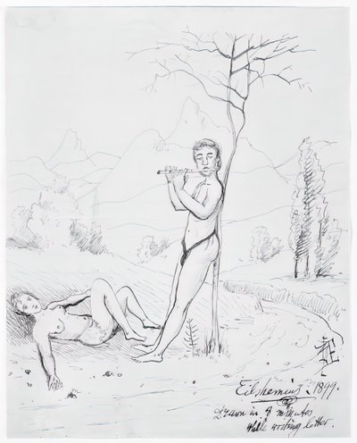 牧歌的、1899年。 作： Louis Michel Eilshemius