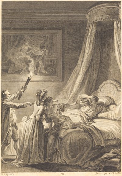ル・ガスコン・プニ 作： Louis Michel Halbou and Antoine Jean Duclos after Jean Honoré Fragonard