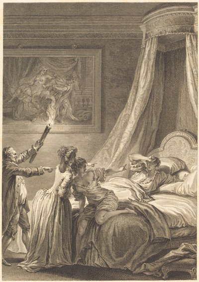 ル・ガスコン・プニ 作： Louis Michel Halbou and Antoine Jean Duclos after Jean Honoré Fragonard