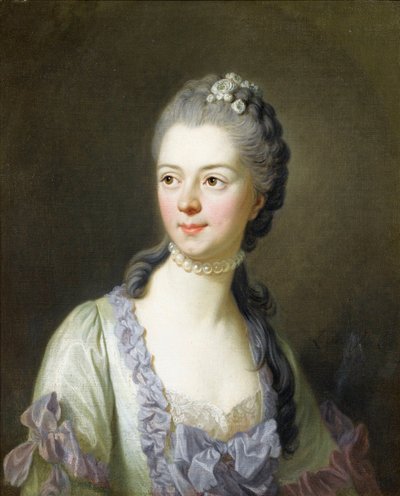 Portrait de la princesse Ekaterina Dmitrievna Golitsyna (Galitzine) - Ekaterina Dmitrievna Golitsyna (1720-1761), nee Cantemir par Van Loo, Louis Michel (1707-1771) の肖像。 作： Louis Michel van Loo