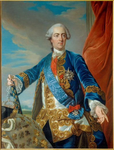 ルイ15世の肖像 作： Louis Michel van Loo