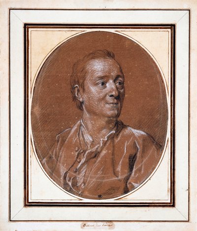 デニスディドロ1713-1784、1767年の肖像。 作： Louis Michel van Loo
