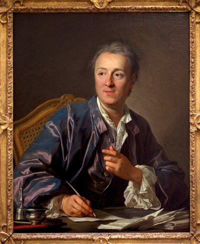 デニスディドロの肖像、1767 作： Louis Michel van Loo