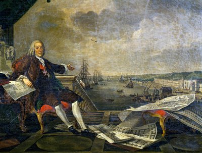 セバスチャン・ホセ・デ・カルヴァリョ・エ・メロの肖像 作： Louis Michel van and Vernet Claude Joseph Loo