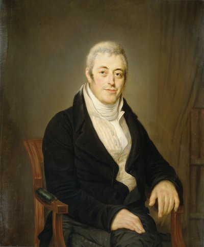 ジョナス・ダニエル・マイヤー（1780-1834）の肖像 作： Louis Moritz