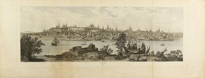 カサンのパノラマビュー、1767 作： Louis Nicolas de Lespinasse
