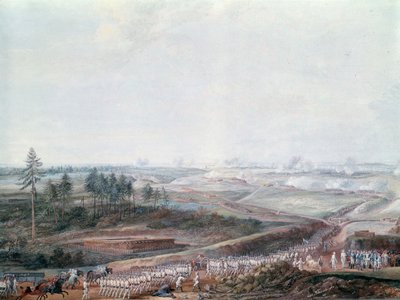 アメリカ独立戦争：1781年10月19日のヨークタウンの戦い、詳細 作： Louis Nicolas van Blarenberghe
