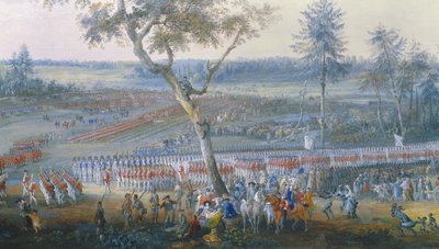 1781年10月19日、バージニア州ヨークタウンで撮影 作： Louis Nicolas van Blarenberghe