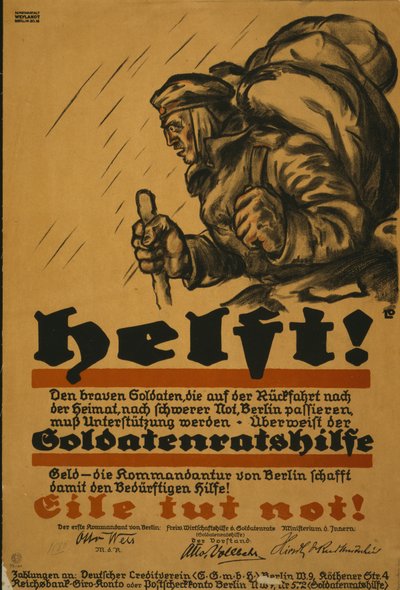 助けて！、1918 作： Louis Oppenheim