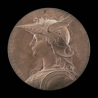 フランス銀行の 100 周年、1800 年から 1900 年 [表]、1900 年。 作： Louis Oscar Roty