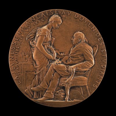 Michel-Eugène Chevreul, 1786-1889, 化学者、物理学者、哲学者, 1886年。 作： Louis Oscar Roty