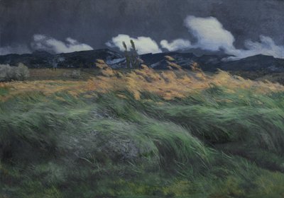 風景 作： Louis Patru (signed by artist)