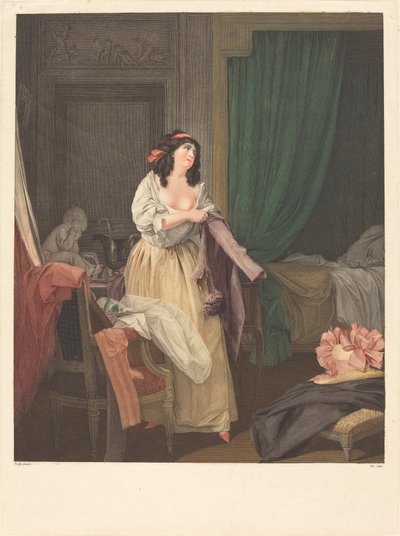 まだ何がありませんか？ 作： Louis Petit after Louis Léopold Boilly