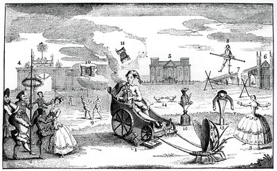 フォリートライアンファント、1749年。 作： Louis Philippe Boitard