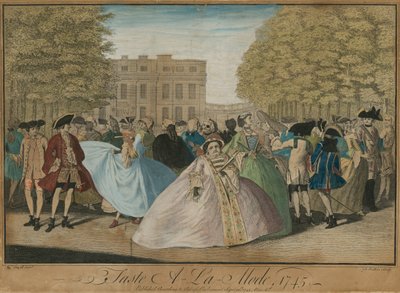 アラモードを味わう、1745 作： Louis Philippe Boitard