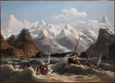アラスカ沖の難破船 作： Louis Philippe Crepin