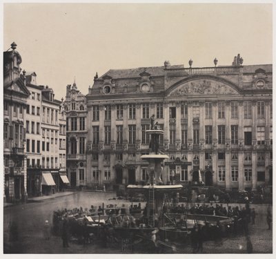 1856年7月の無名の記念噴水の建設。 作： Louis Pierre Theophile Dubois de Nehaut