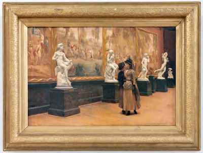 博物館への訪問 作： Louis Pion