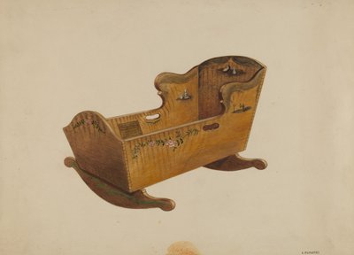 揺りかご、1936年頃 作： Louis Plogsted