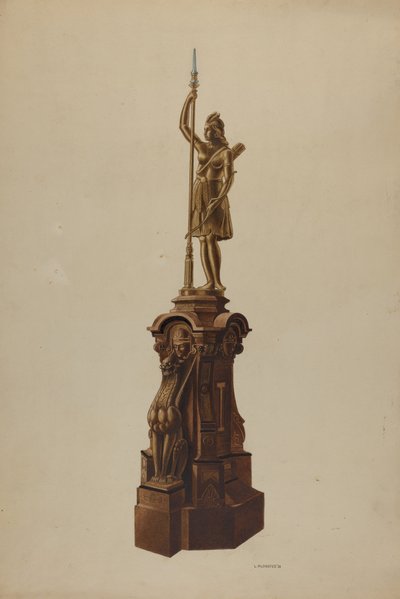 Newel Post、1938年。 作： Louis Plogsted