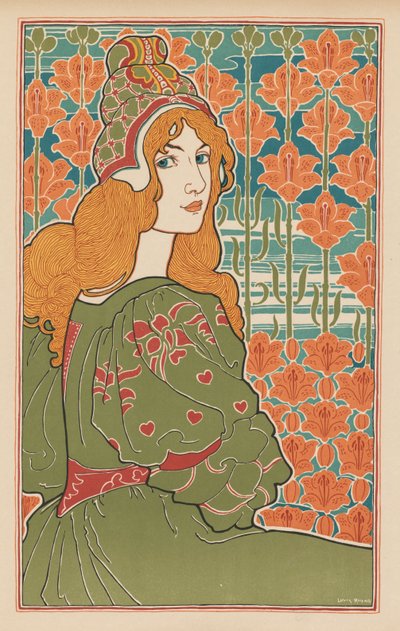 現代版画：ジェーン 作： Louis Rhead