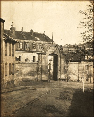 セーヴル工場への玄関口c。 1852 作： Louis Rémy Robert