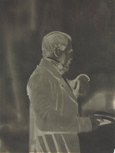 自画像ネガティブ、c。 1853年。 作： Louis Rémy Robert