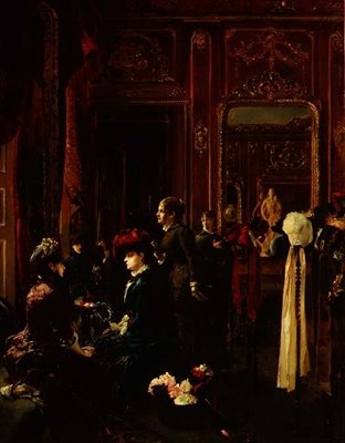 ミリンジャーにて 作： Louis Robert Carrier Belleuse