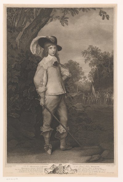Portret van Willem II van Oranje (...) オランダ合衆国ナッソー総督ウィリアム 2 世 (オブジェクトの称号) 作： Louis Sailliar