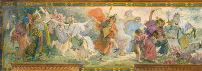 (バッカナーレの祝祭、パンと行列） 作： Louis Schaettle