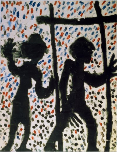 恋人たち冬の家はあるのだろうか？ 作： Louis Soutter