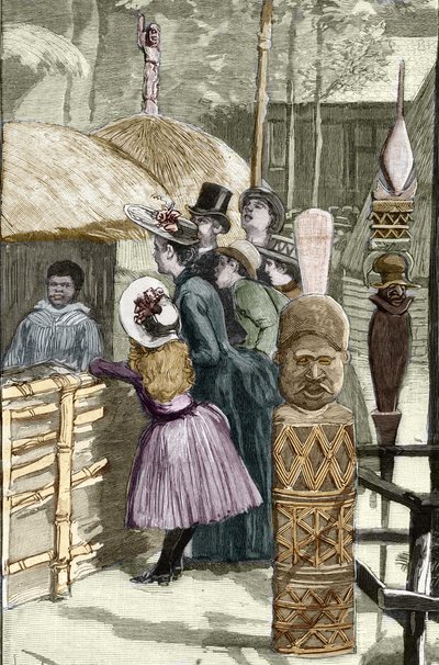 1889年の万国博覧会 - Le village canaque à l