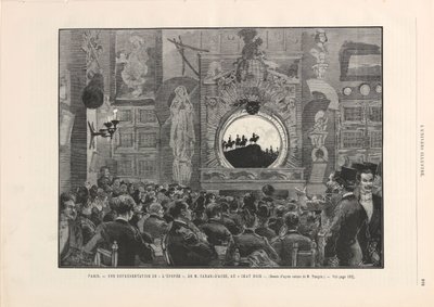 M.カランダッシュの『レポペ』シャドーシアターシャノワール、1887年。 作： Louis Tinayre