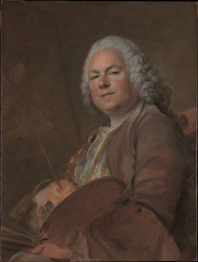 Jean-Marc Nattierの肖像 作： Louis Tocqué