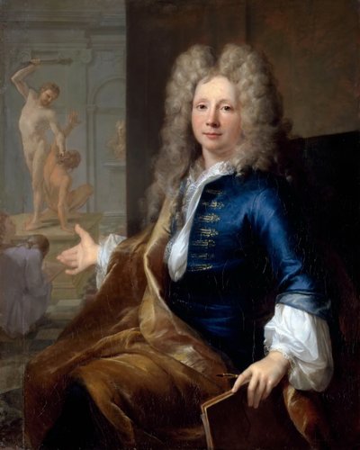 ルイ・ブールローニュの肖像1654-1733 作： Louis Tocqué