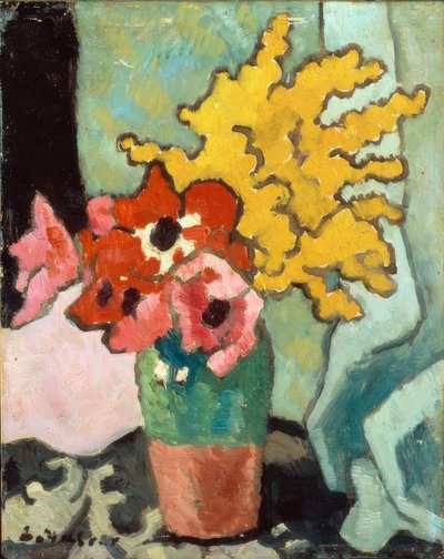 アネモネとミモザ 作： Louis Valtat