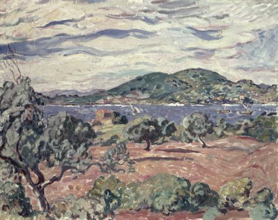 アンセオール湾、1906～07年頃（キャンバスに油彩） 作： Louis Valtat