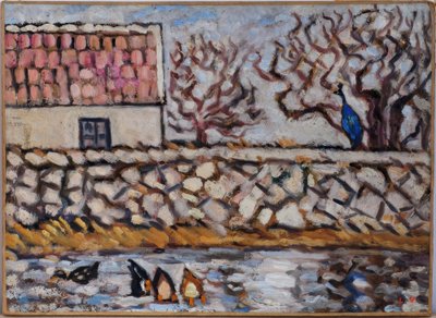 アヒルと孔雀の農場 作： Louis Valtat