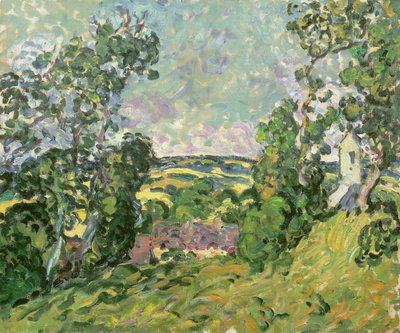 風景（キャンバスに油彩） 作： Louis Valtat
