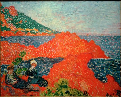 アジェイのル・ロッシュ・ルージュ 作： Louis Valtat