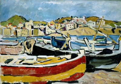 地中海の港 作： Louis Valtat