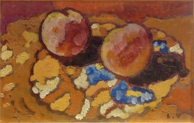桃のある静物 作： Louis Valtat