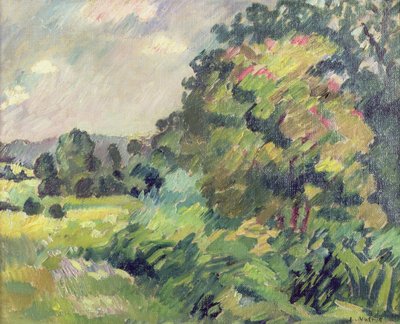 ノルマンディーの風景 作： Louis Valtat