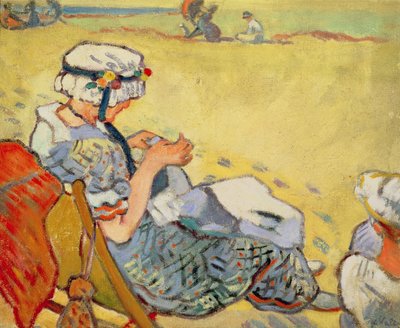 ビーチで 作： Louis Valtat