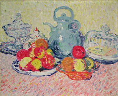 静物、c.1905-06（キャンバスに油彩） 作： Louis Valtat