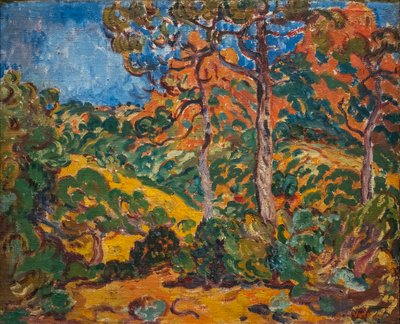 木々の下の日光 作： Louis Valtat